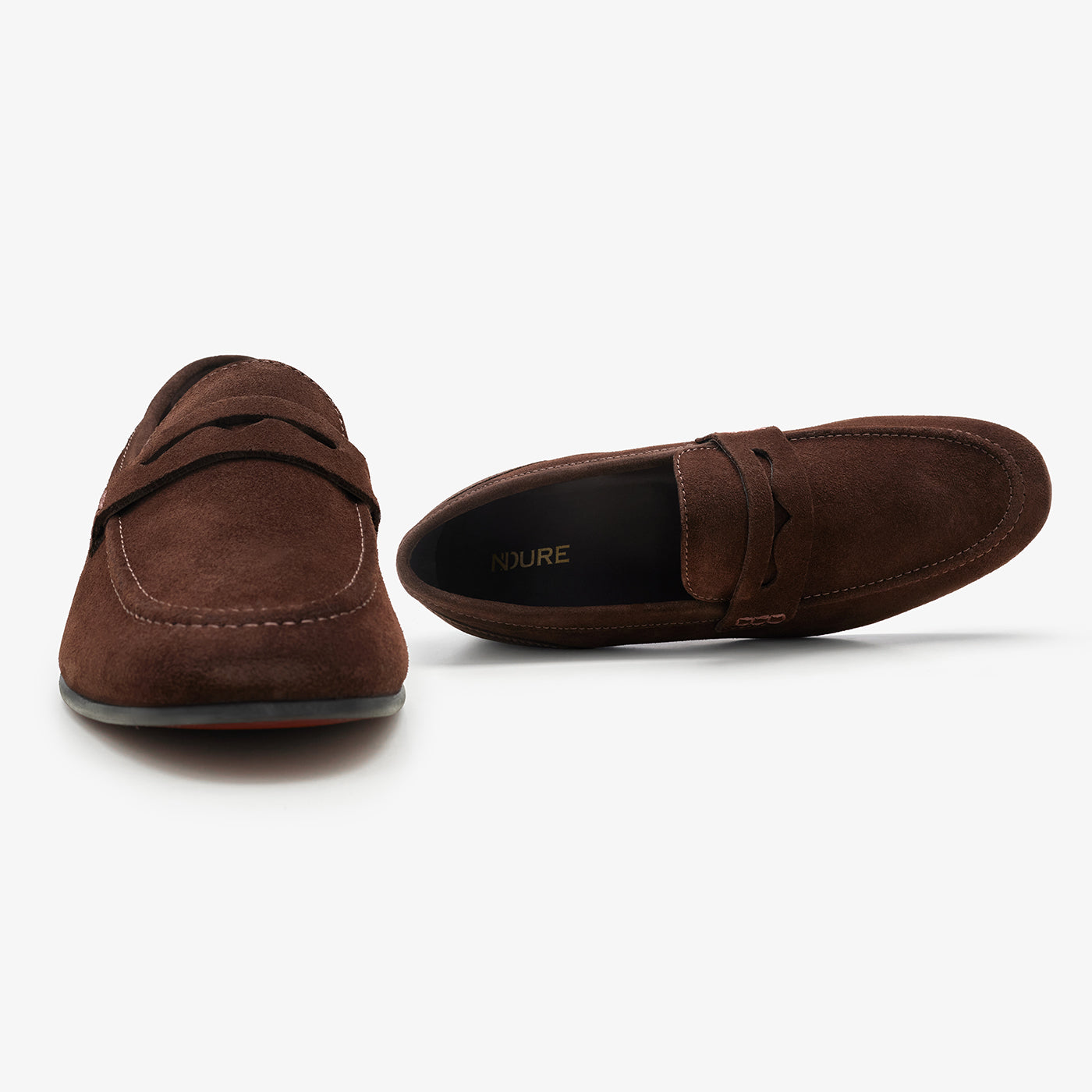 Men’s Suede Penny Loafers
