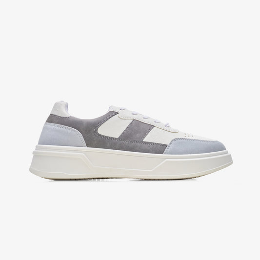 Men's Panelled Lace-Up Sneakers