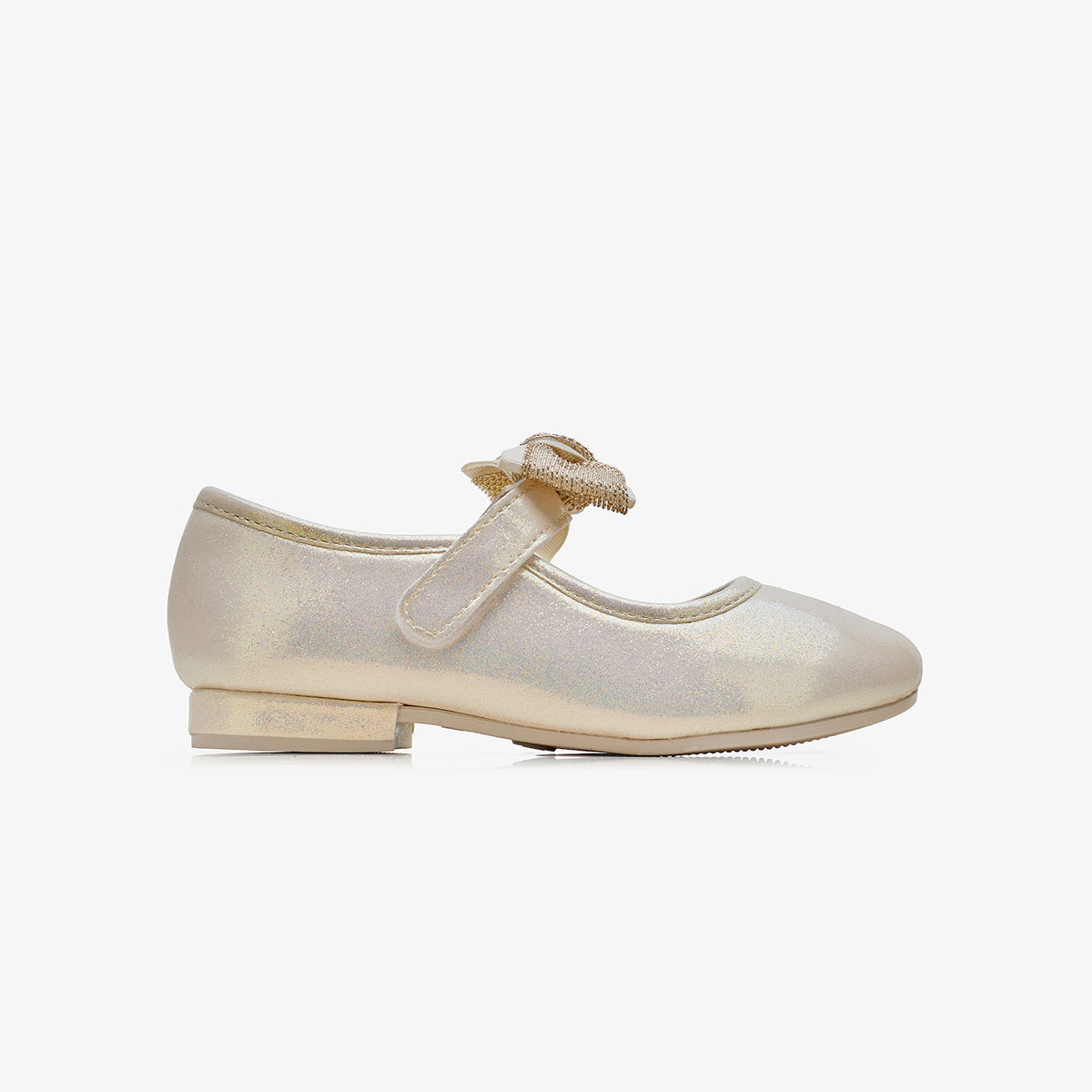 Girls' Metallic Ballet Pumps