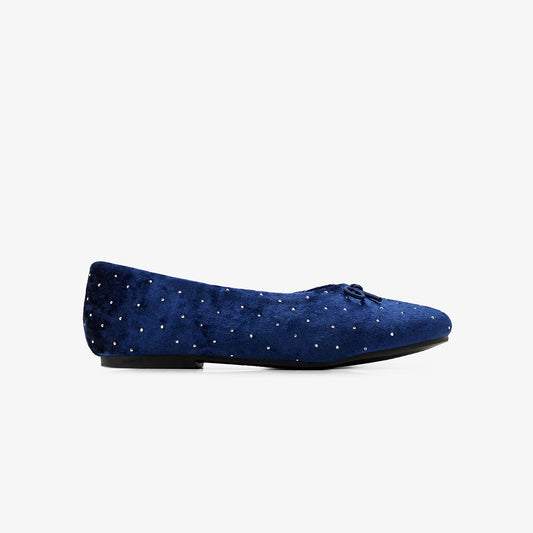 Girls' Suede Ballet Flats