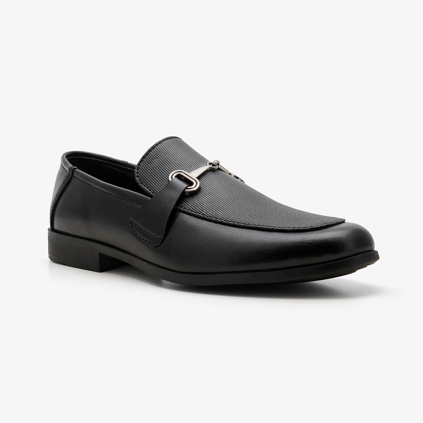 Men's Dress Loafers with Metal Details