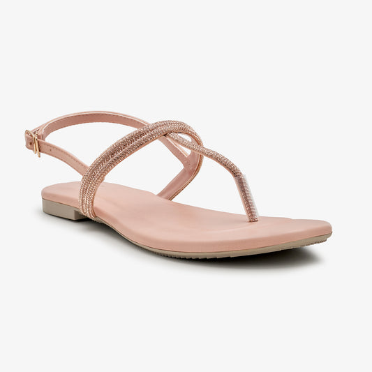 Women's Embellished Strap Sandals