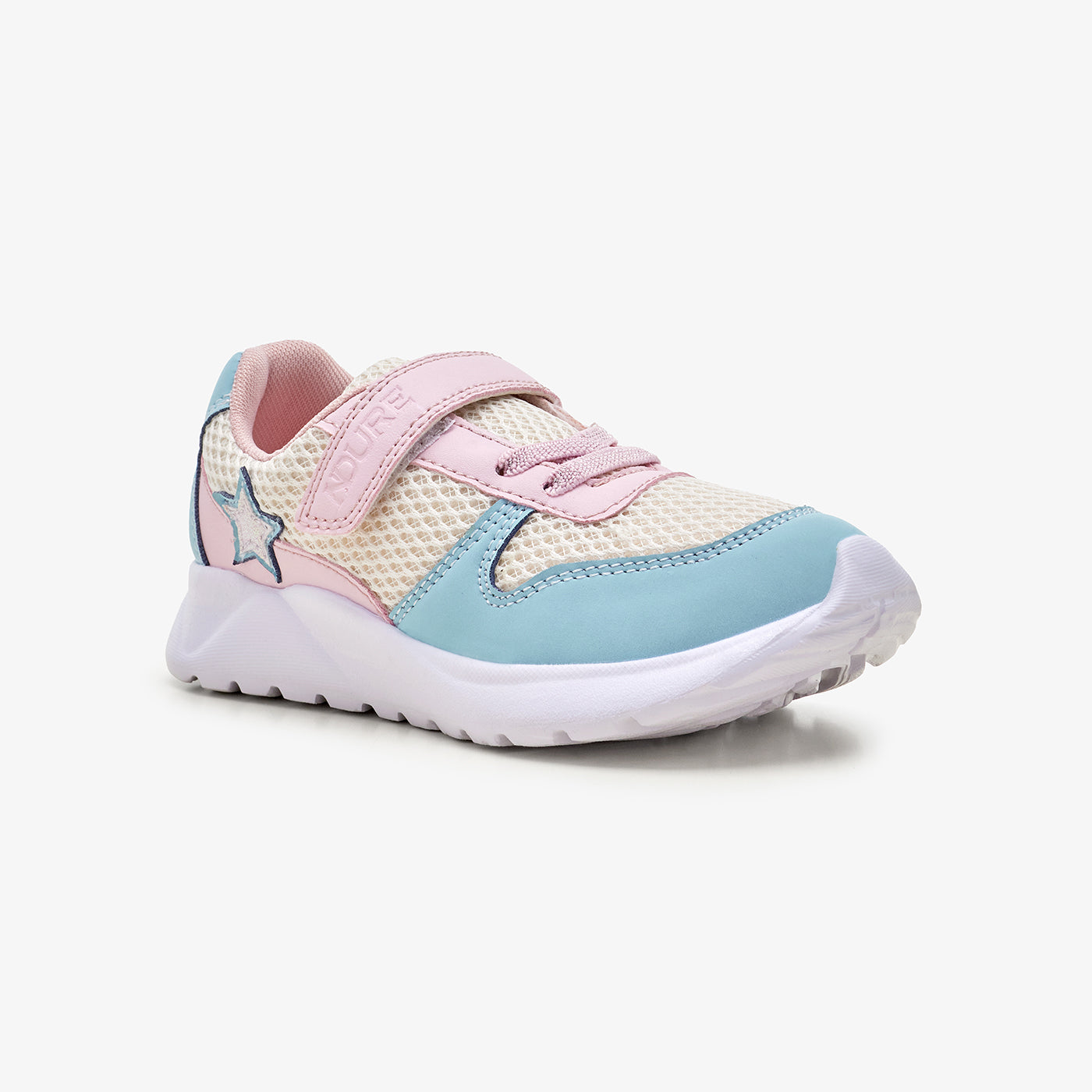 Girls' Pastel Contrast Sneakers