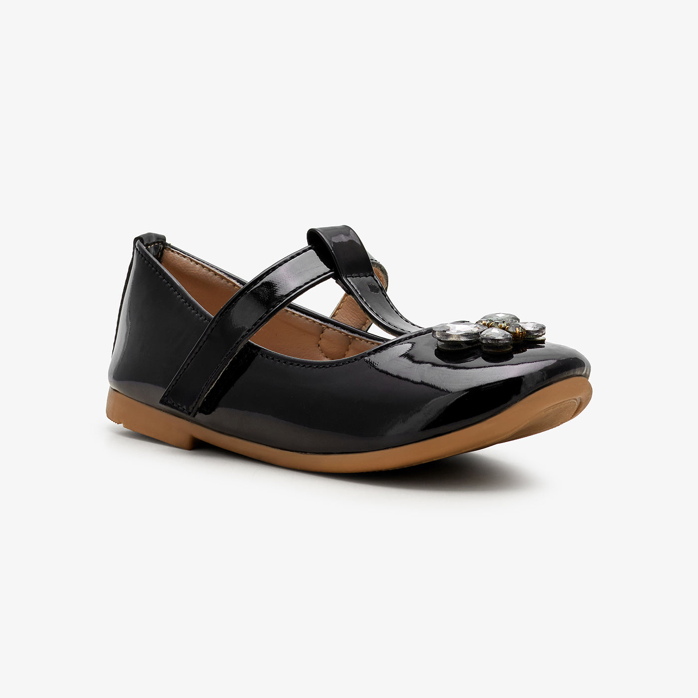 Girls' Metallic Mary Janes