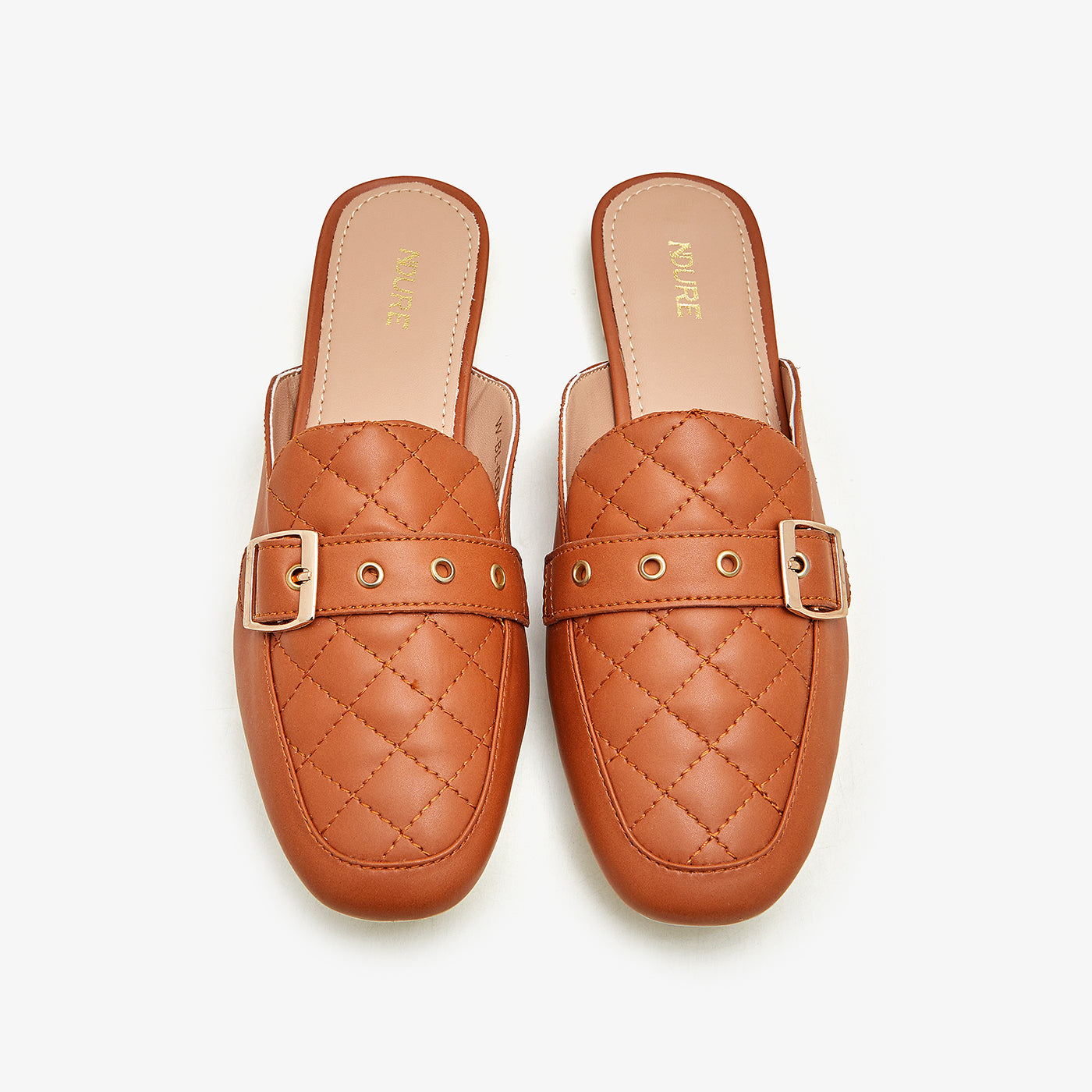 Women's Buckled Mules
