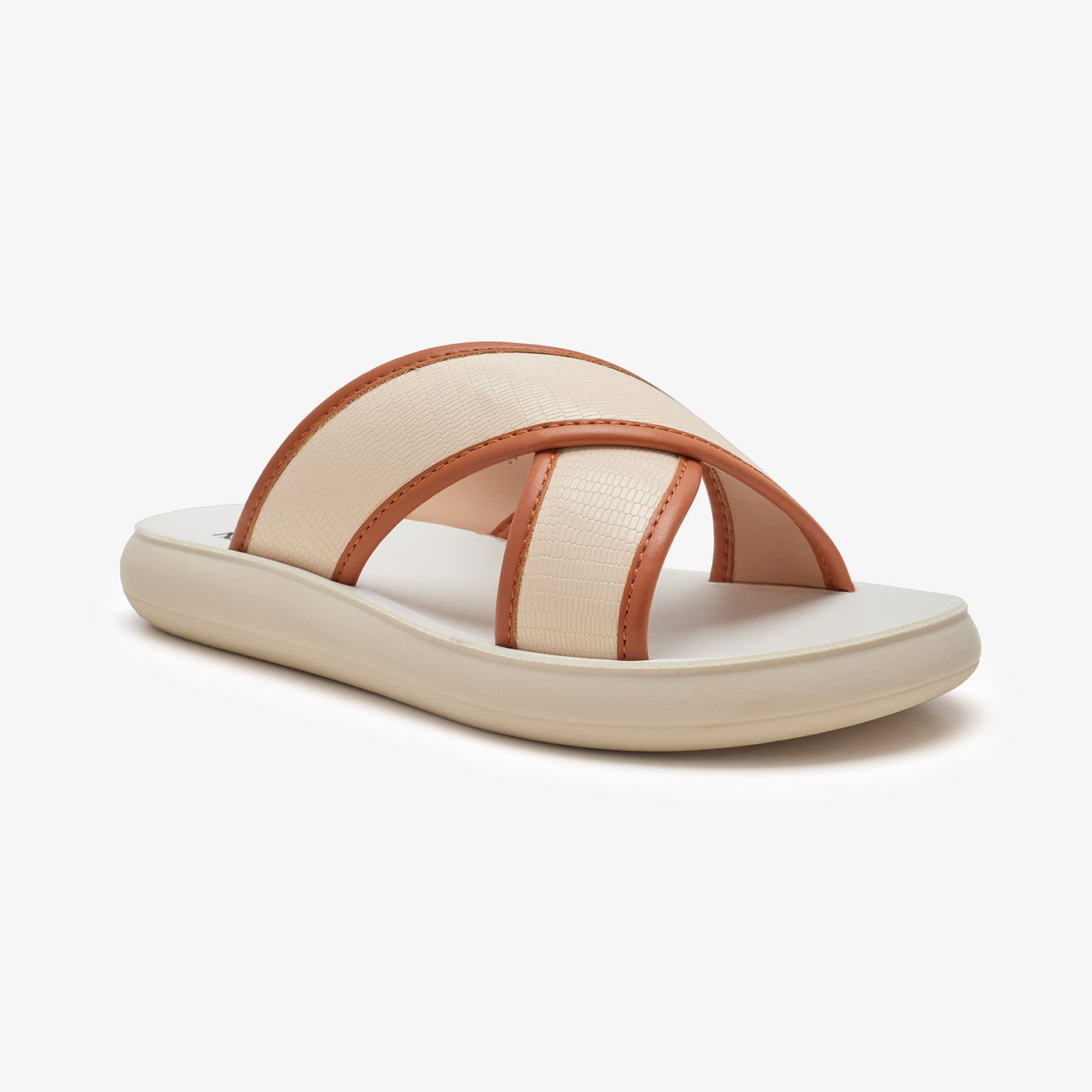 Women's Cross Strap Slides