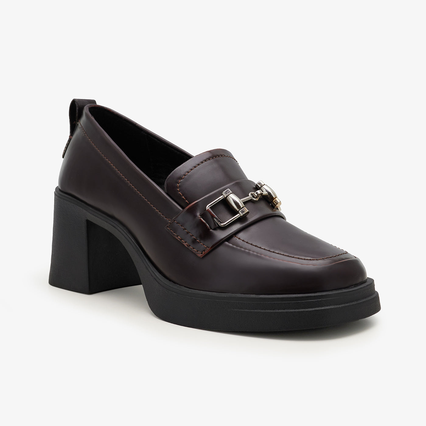 Women's Block Heel Loafers