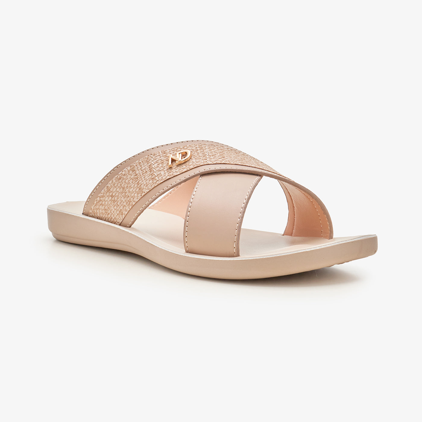 Women’s Crossed Strap Slides