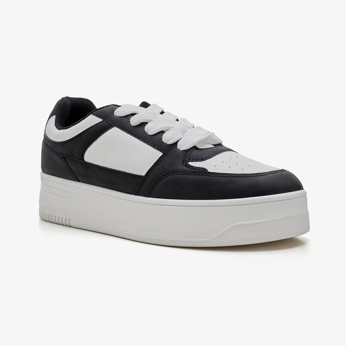 Women’s Contrast Panel Platform Sneakers