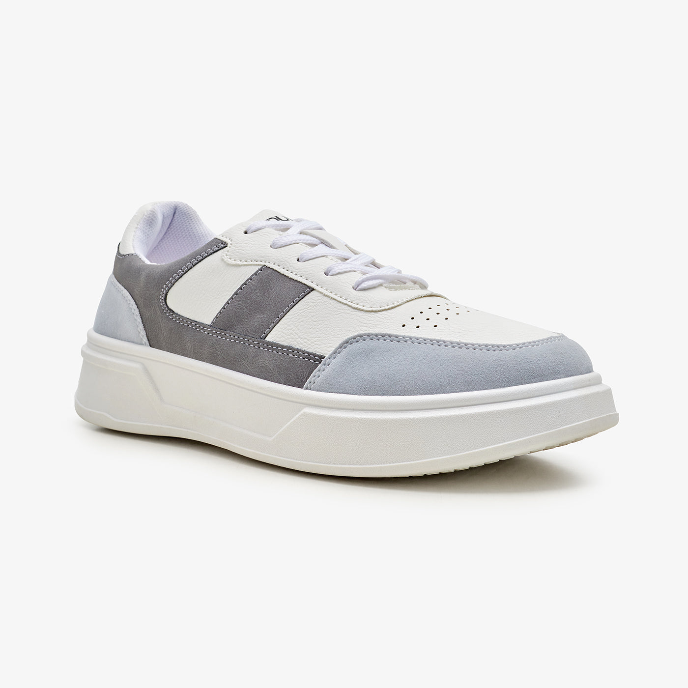 Men's Panelled Lace-Up Sneakers