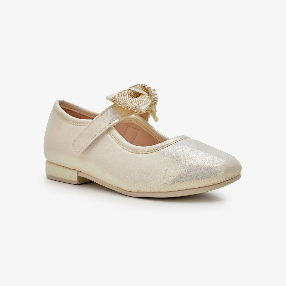 Girls' Metallic Ballet Pumps