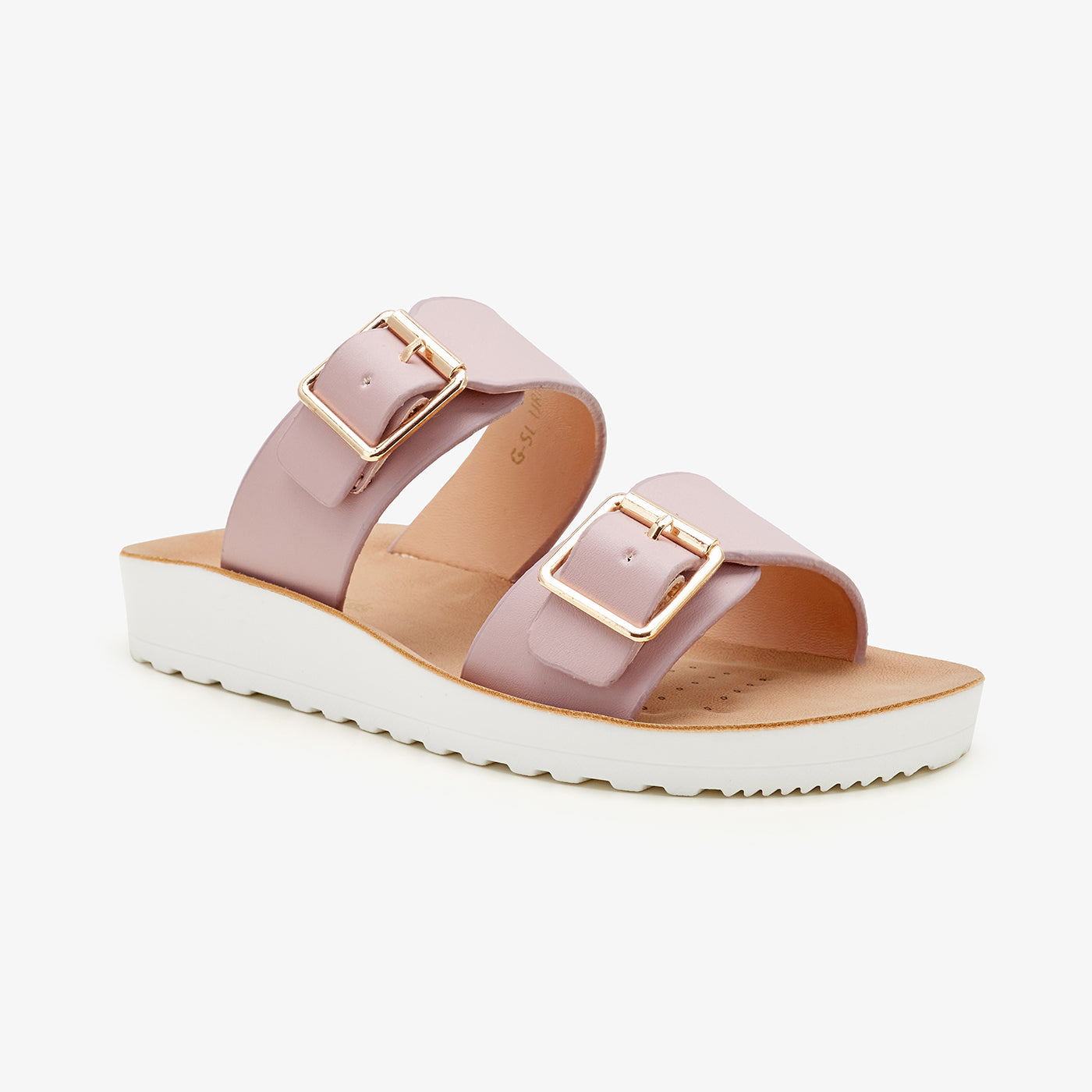 Girls' Dual Buckle Slides