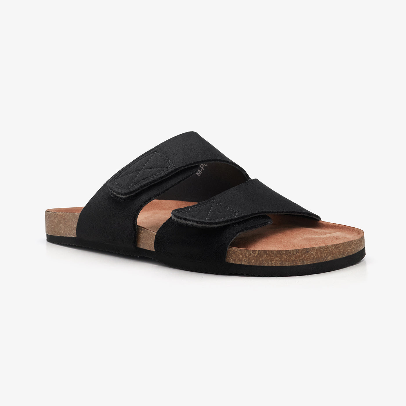 Men's Double-Strap Suede Slides