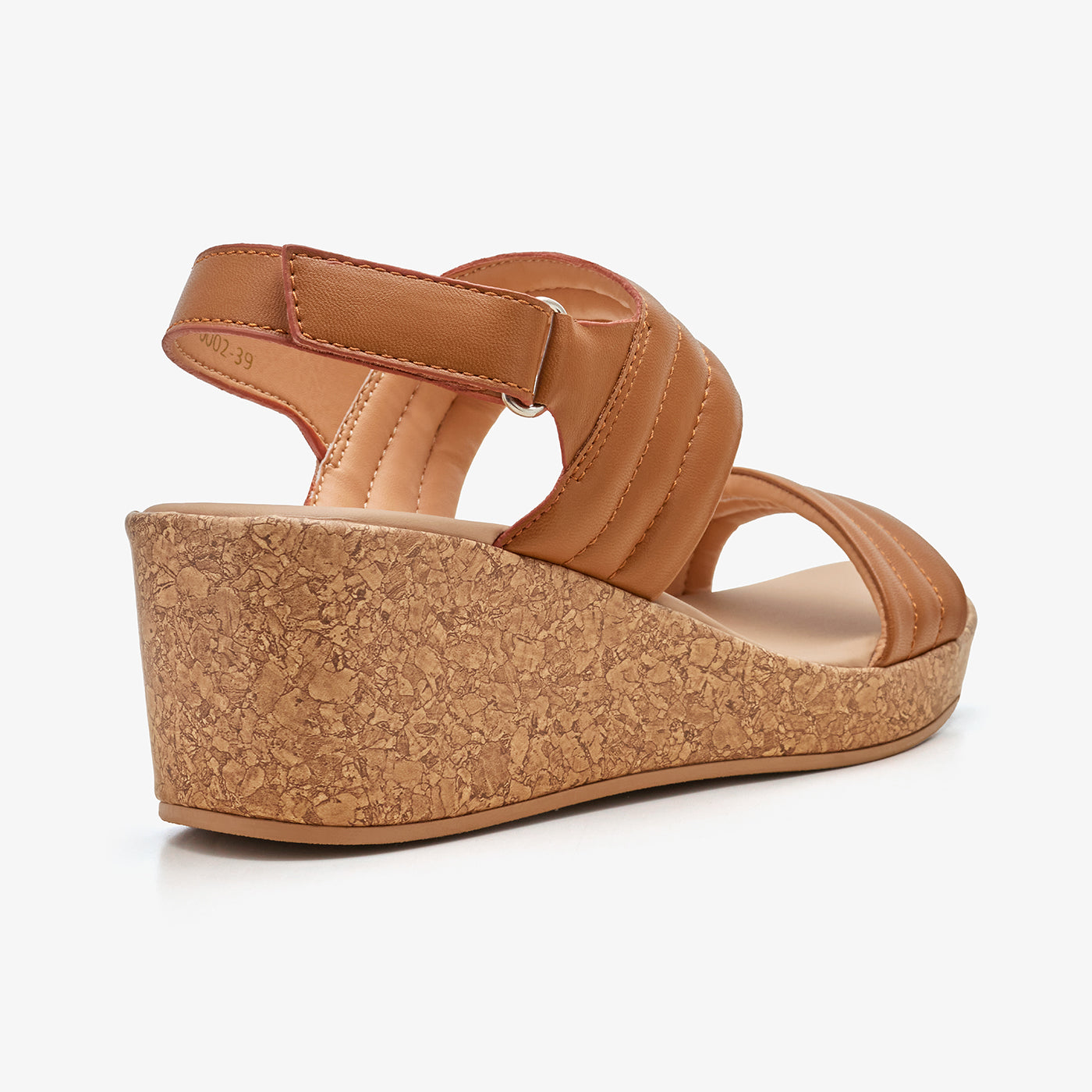 Women's Double-Strap Wedge Sandals
