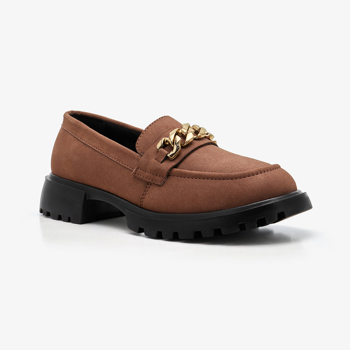 Women's Chunky Suede Loafers