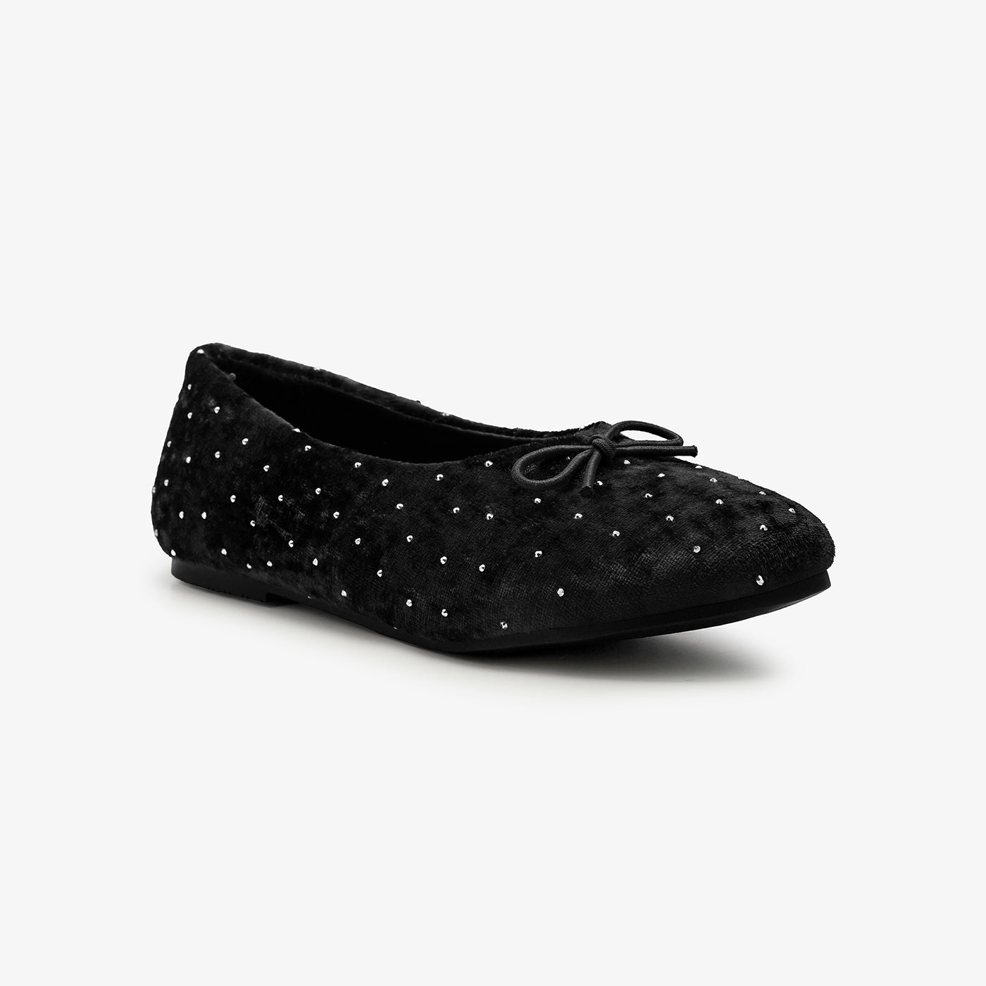 Girls' Suede Ballet Flats