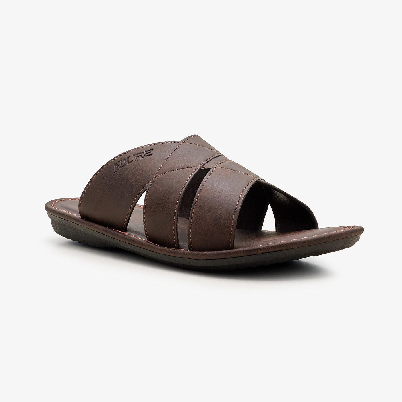 Men's Crossed Strap Slides