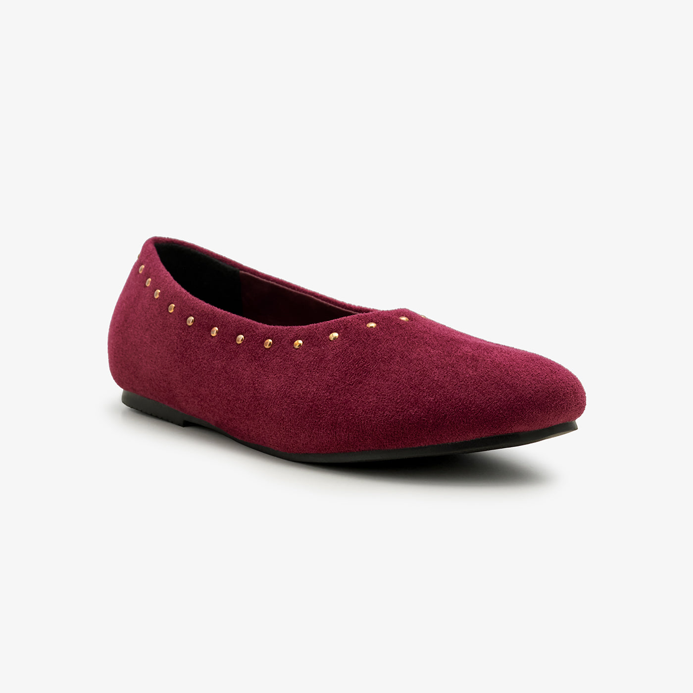 Girls' Studded Ballet Flats