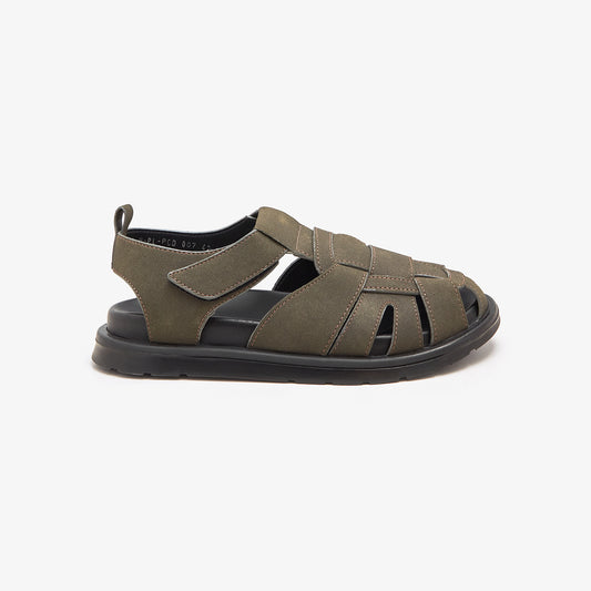mens grey sandals