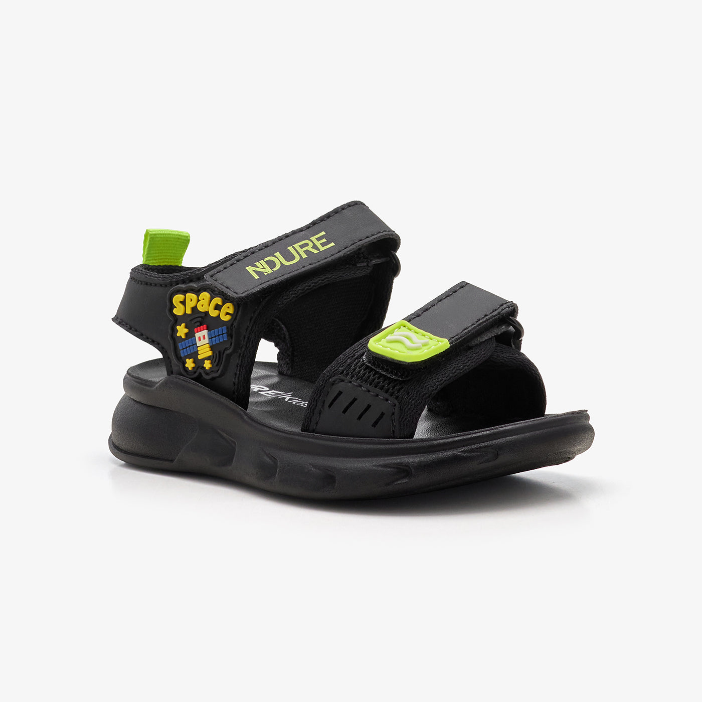 Boys’ Strappy Sandals with Graphic Details
