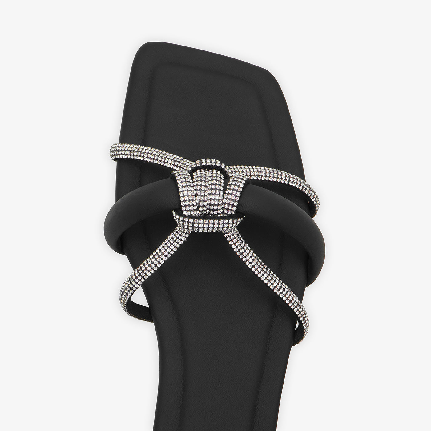 Women's Knotted Embellished Slides