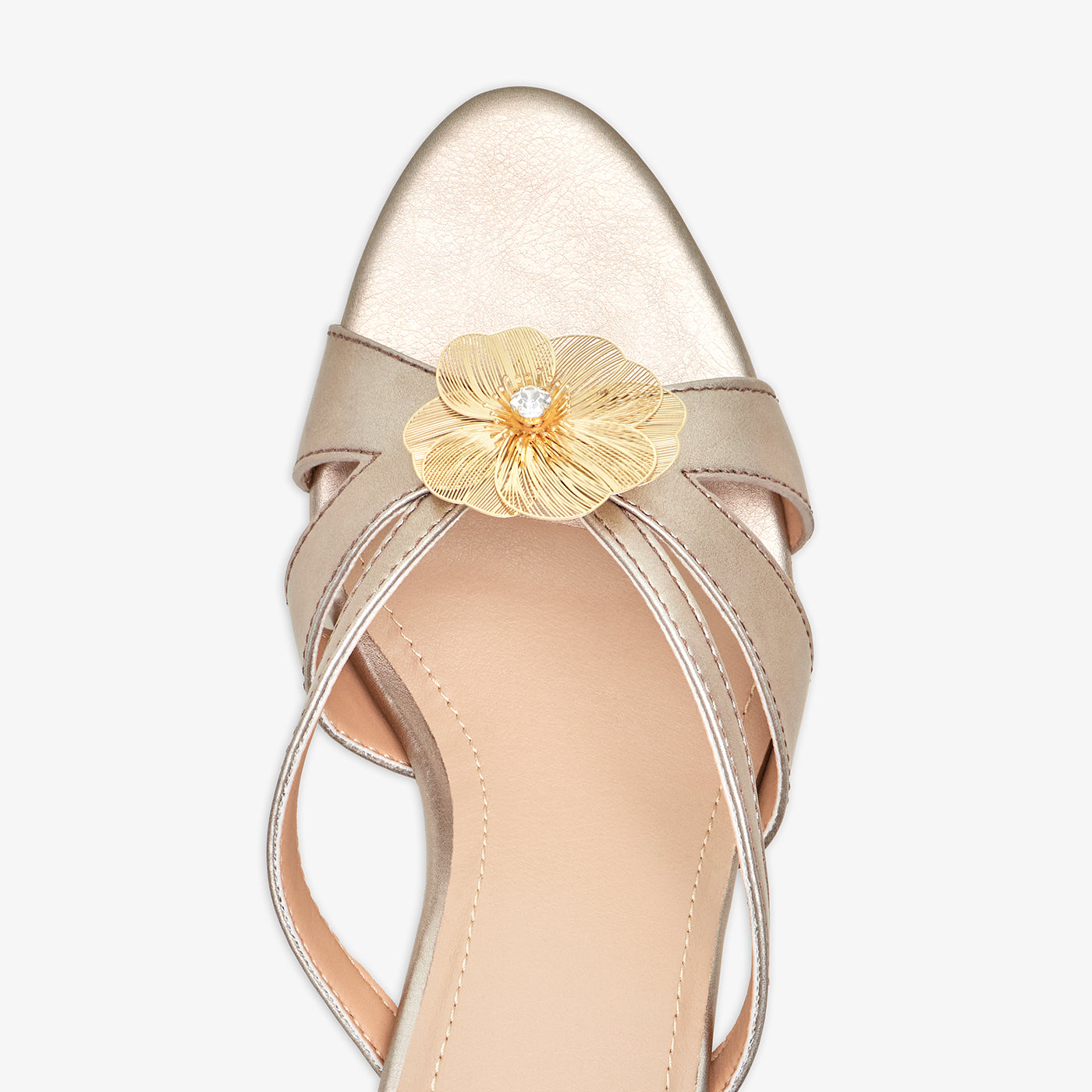 Women's Heel with Flower Detail