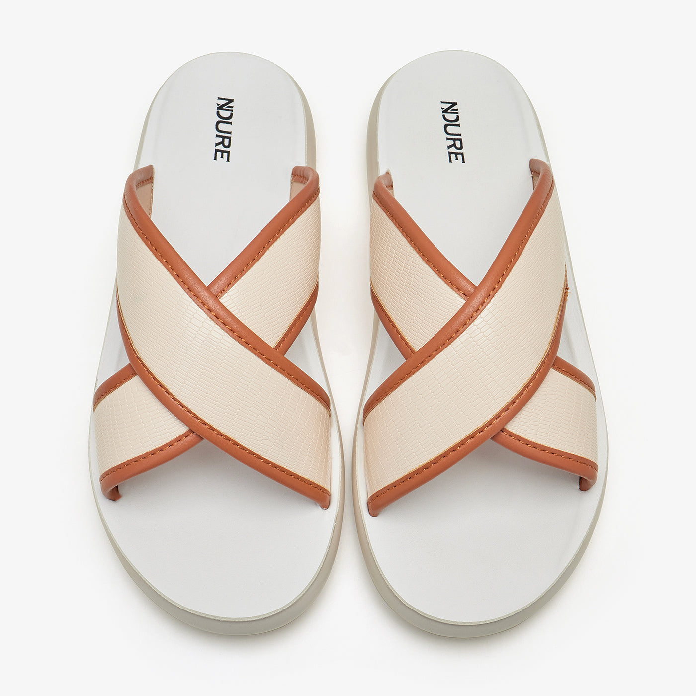 Women's Cross Strap Slides
