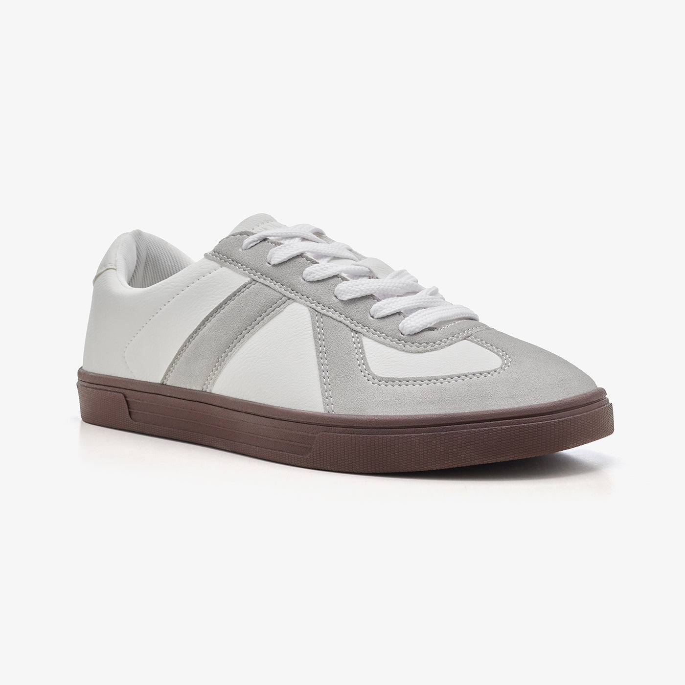 Men’s Panelled Lace-Up Sneakers