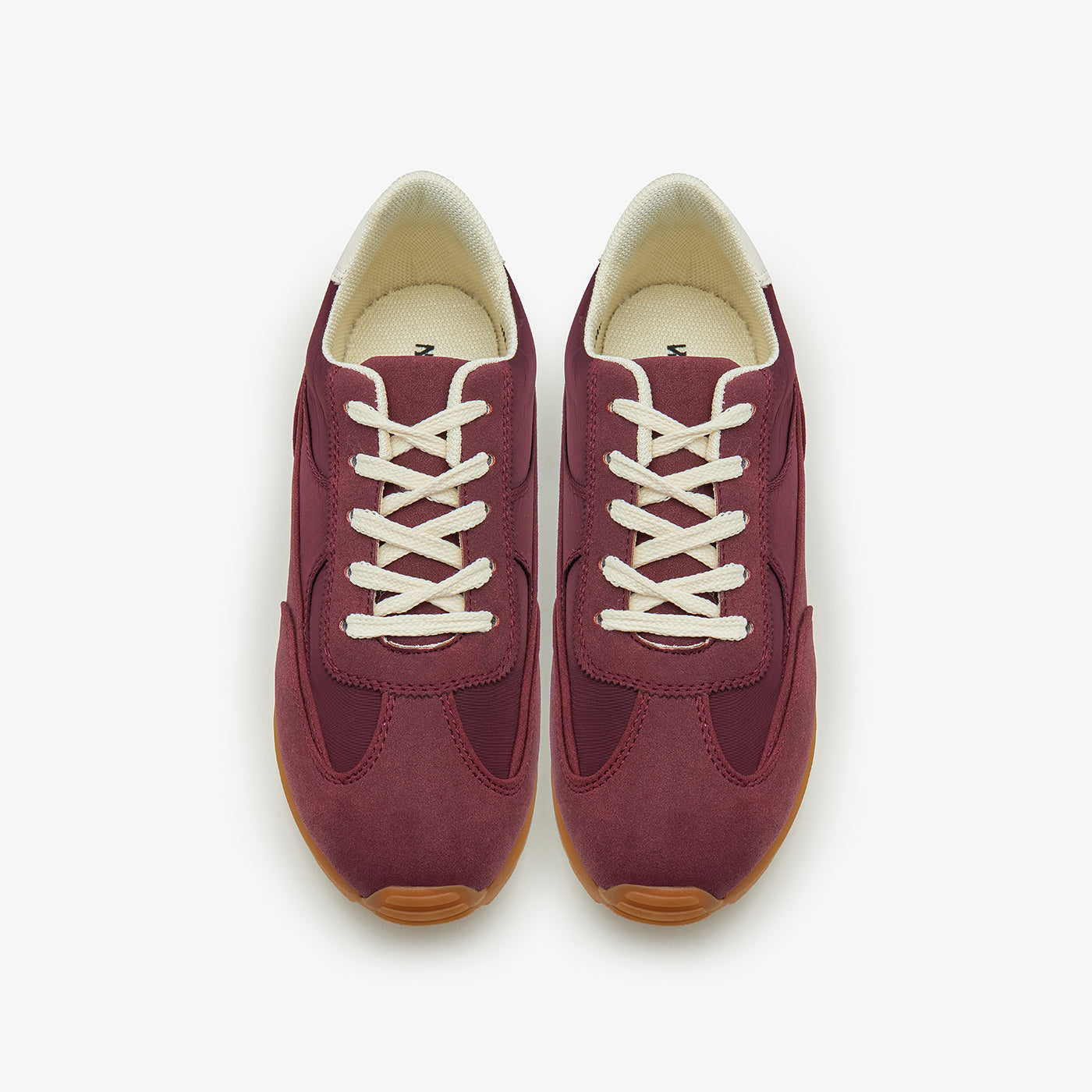 Girls' Contrast Sole Suede Sneakers