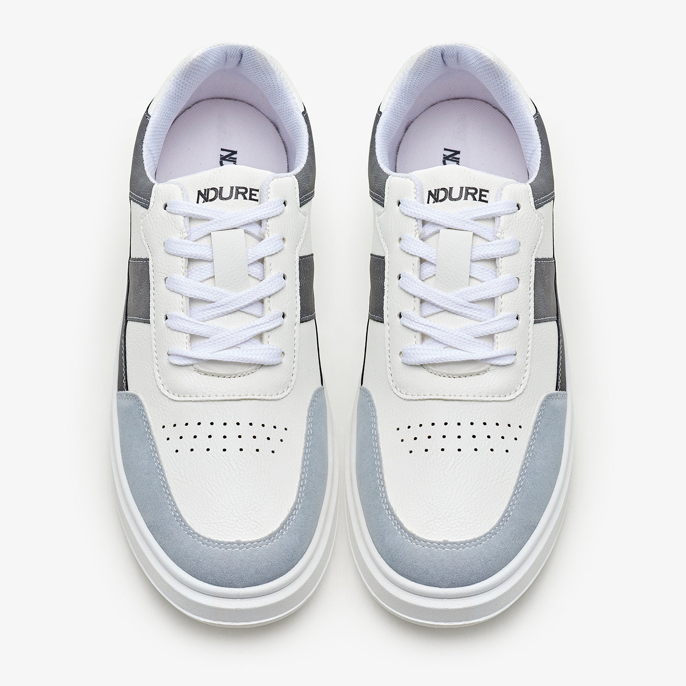 Men's Panelled Lace-Up Sneakers