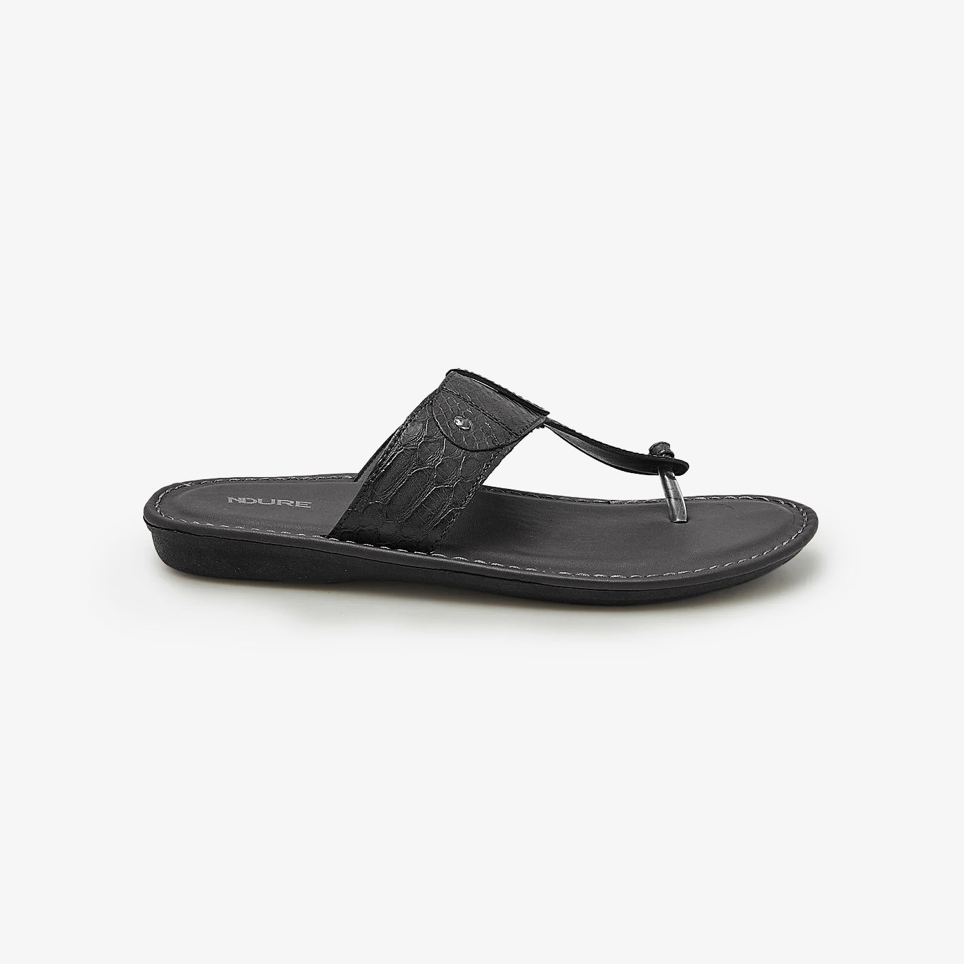 Buy BLACK Men's Casual Slippers â Ndure.com