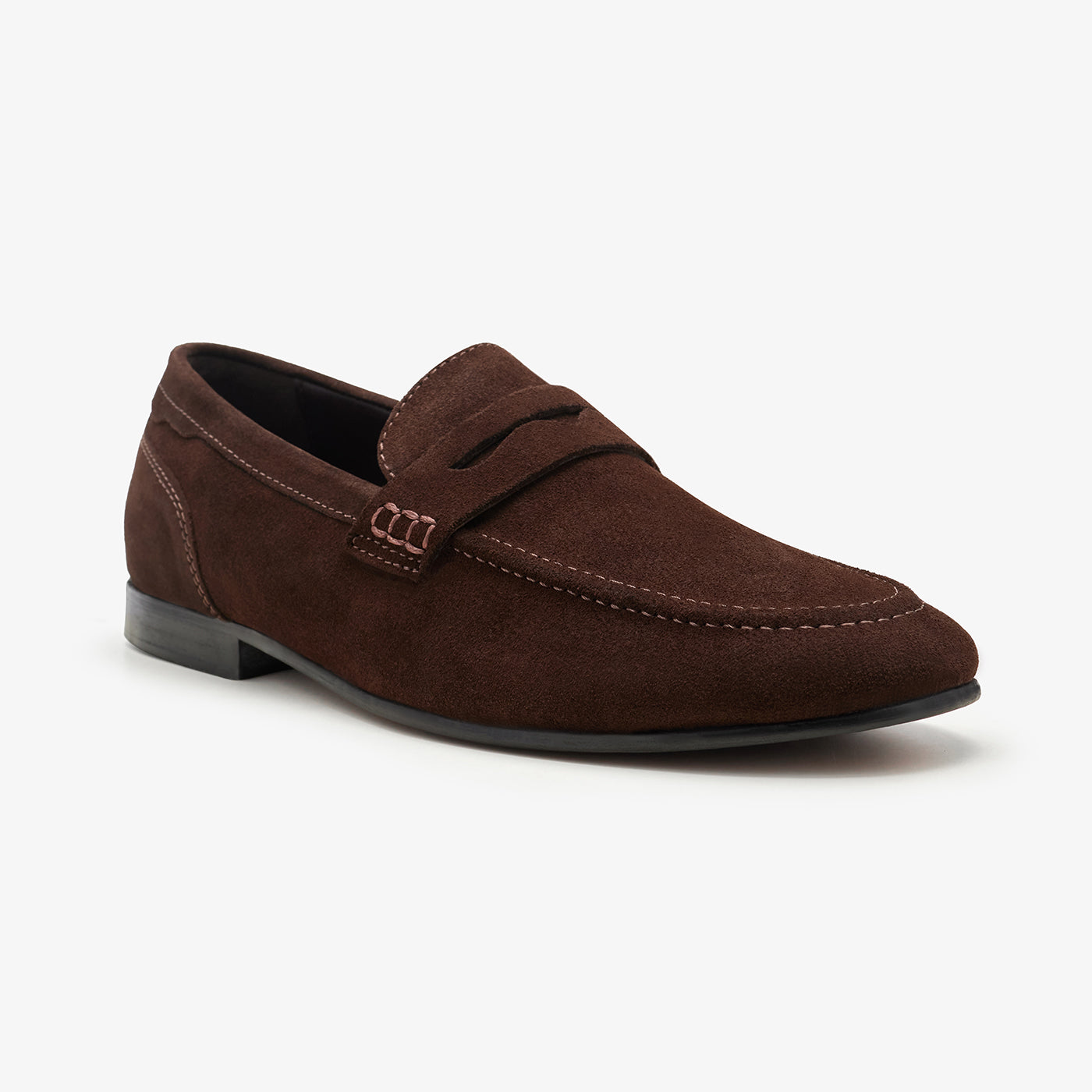 Men’s Suede Penny Loafers
