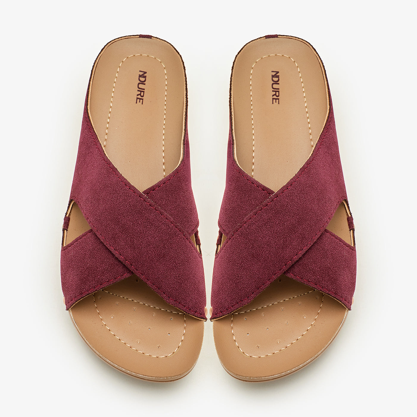 Women's Cross Strap Slides
