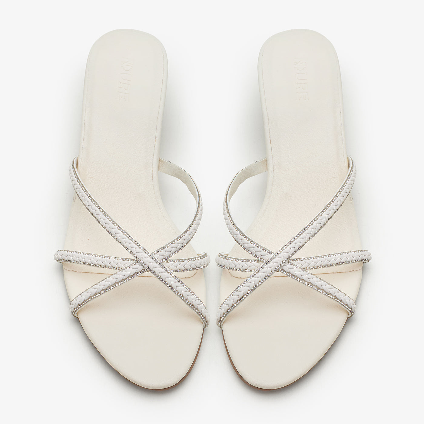 Women's Strappy Rhinestones Heels