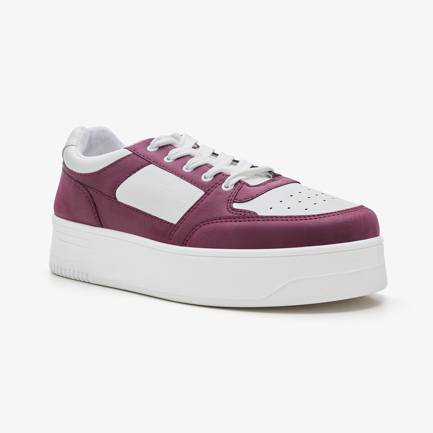 Women’s Contrast Panel Platform Sneakers
