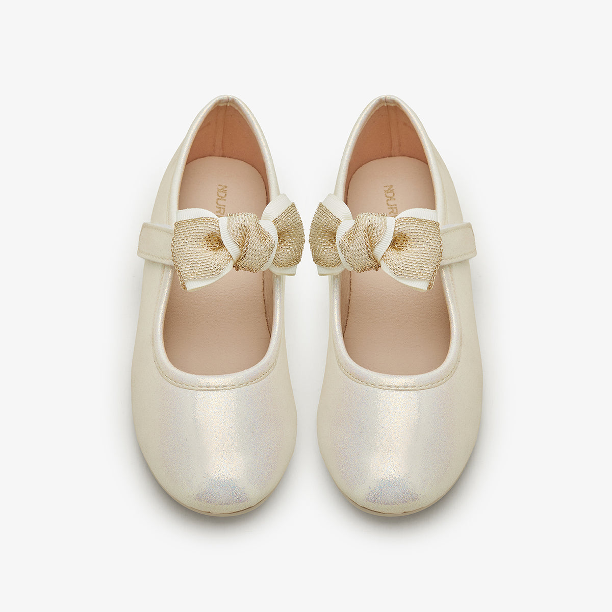 Girls' Metallic Ballet Pumps
