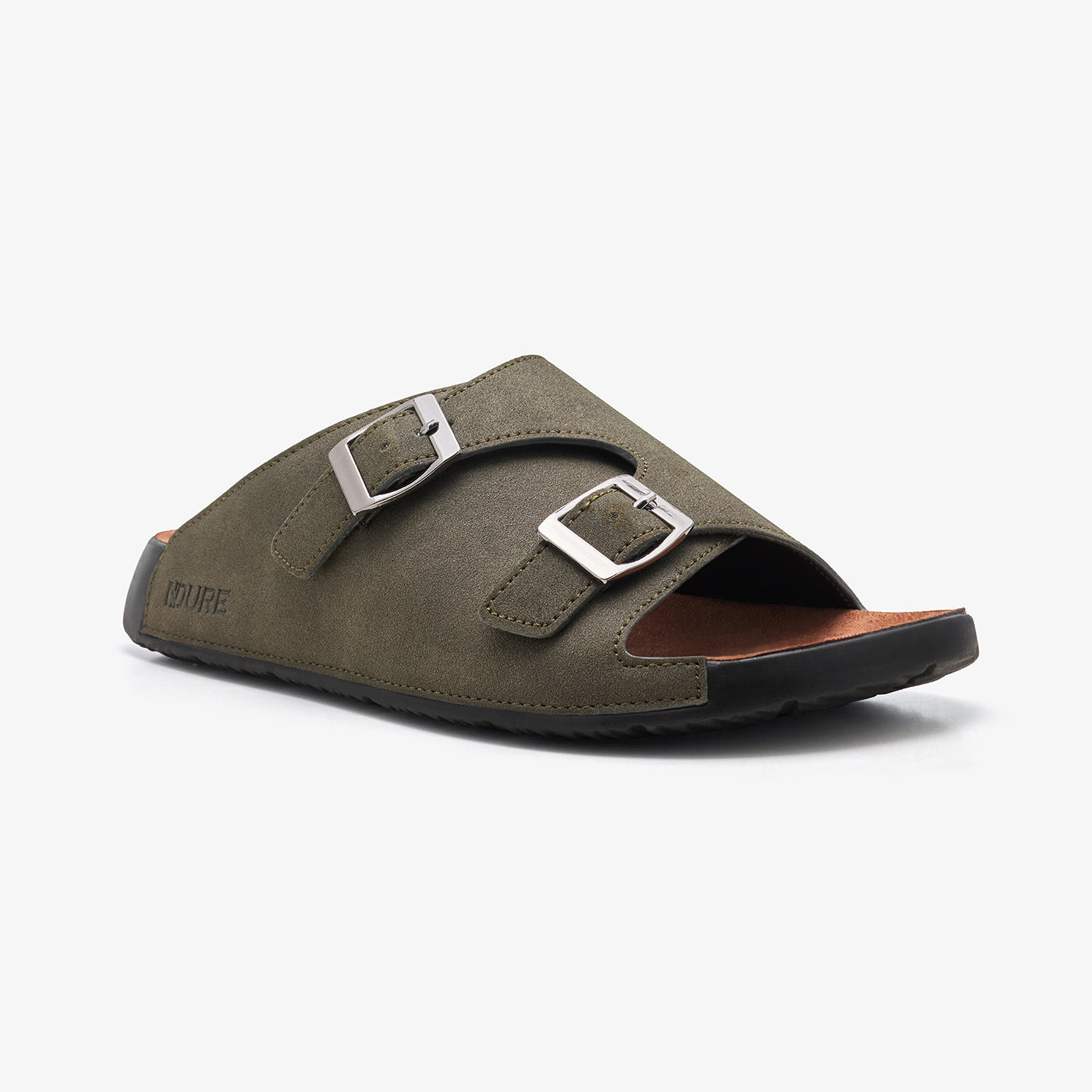 Men’s Double-Buckle Slides