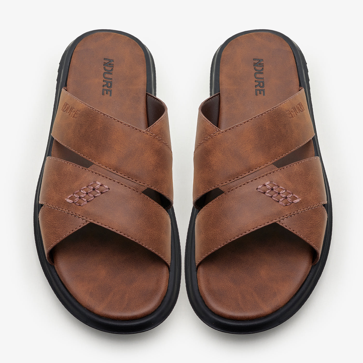 Men's Criss-Cross Slides