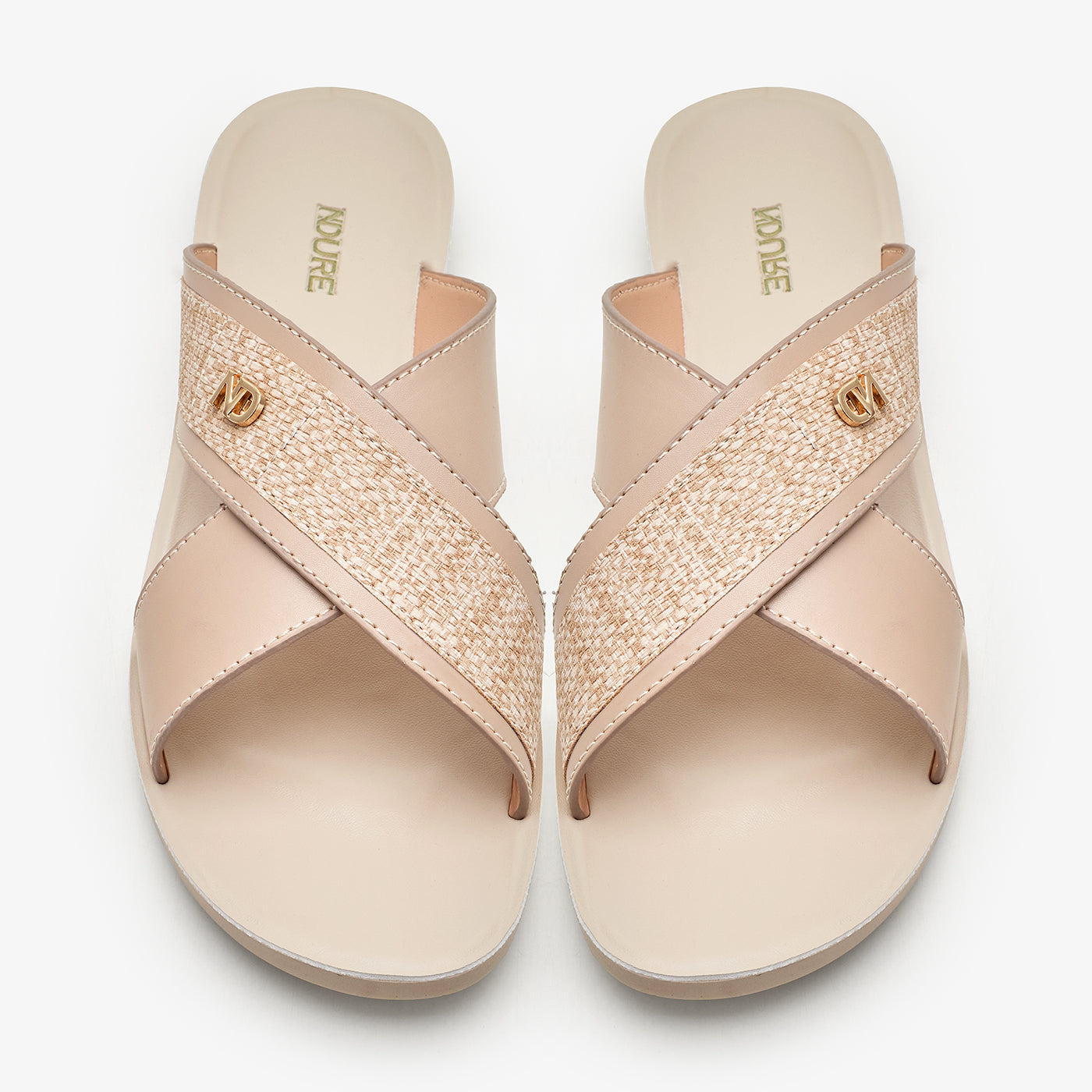 Women’s Crossed Strap Slides