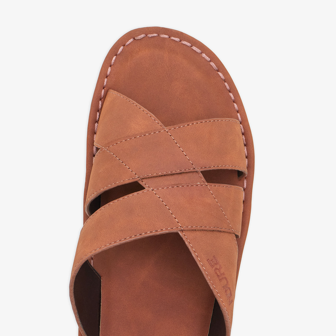 Men's Crossed Strap Slides
