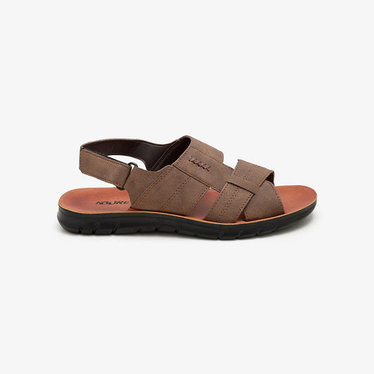 Men's Topstitched Sandals