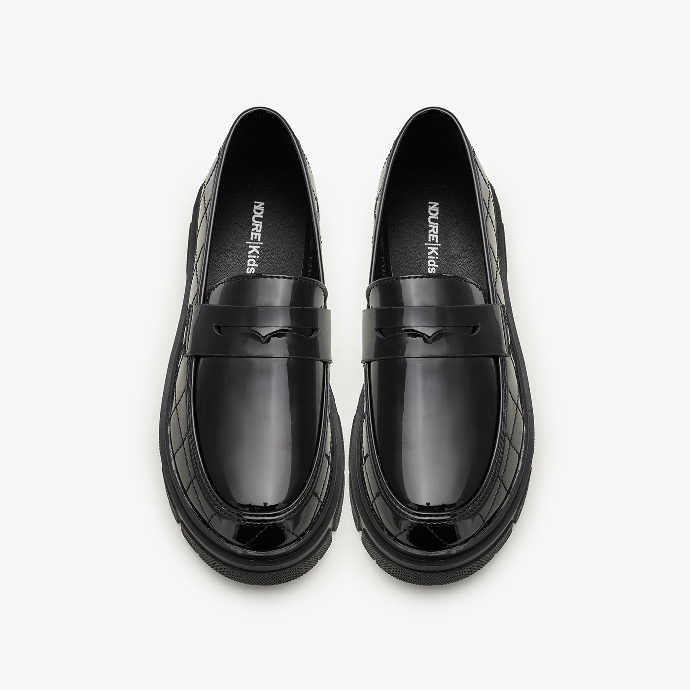 Girls’ Quilted School Shoes