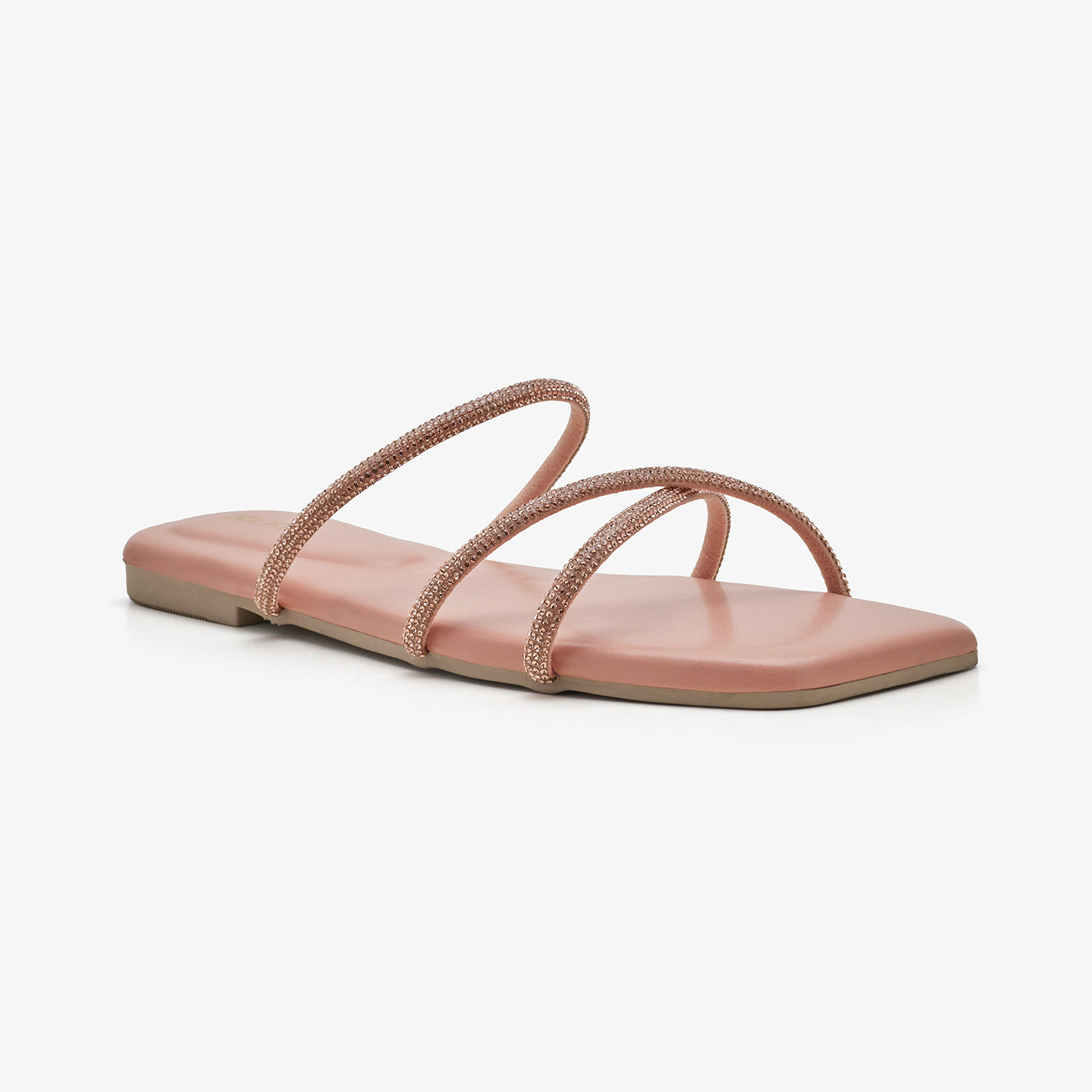 Women's Strappy Embellished Slides