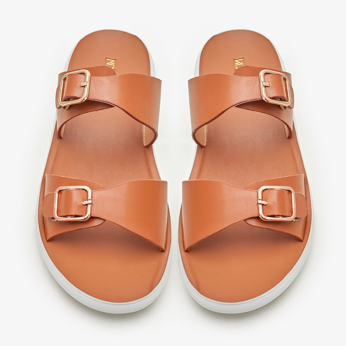 Women's Double - Buckle Slides
