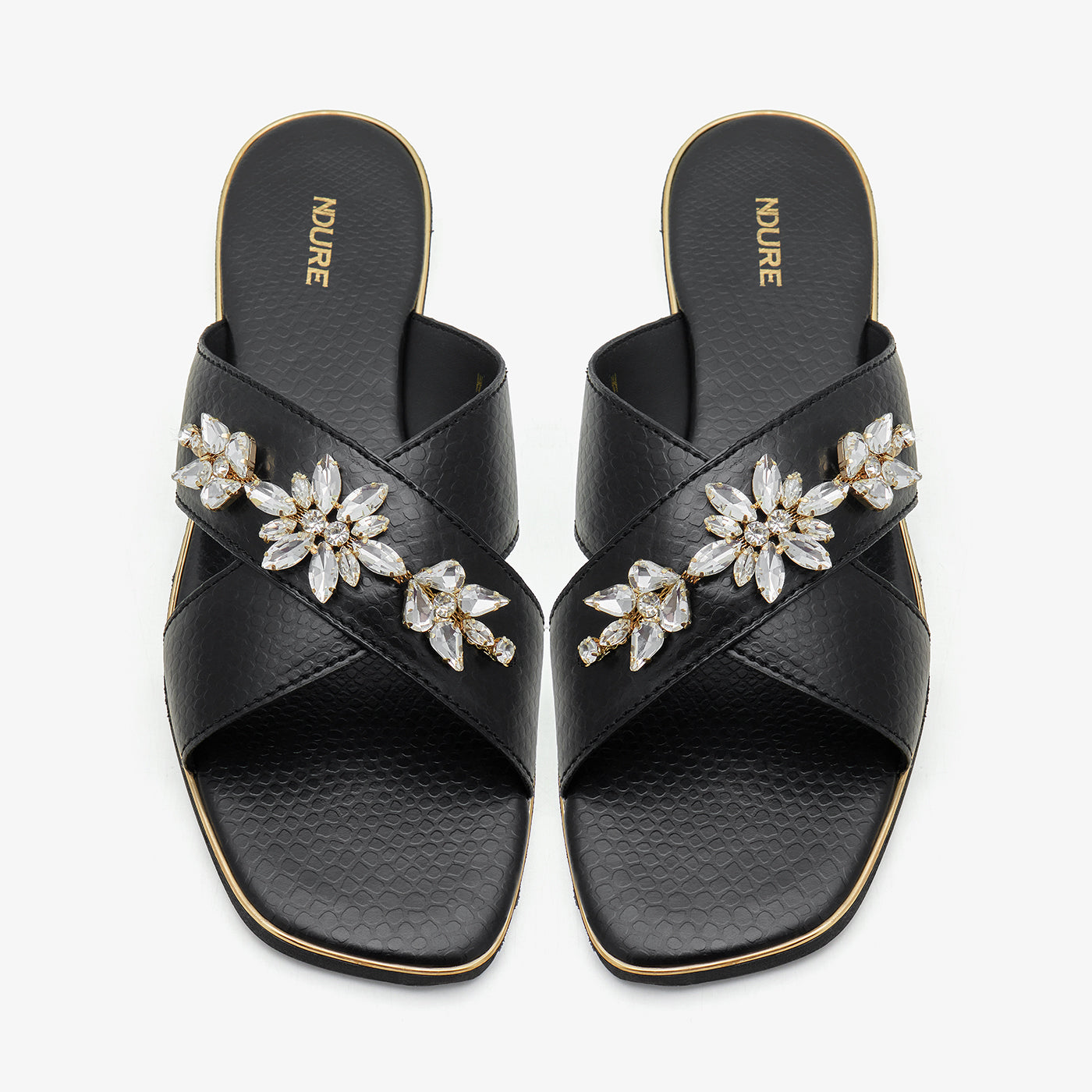 Women's Embellished Slides