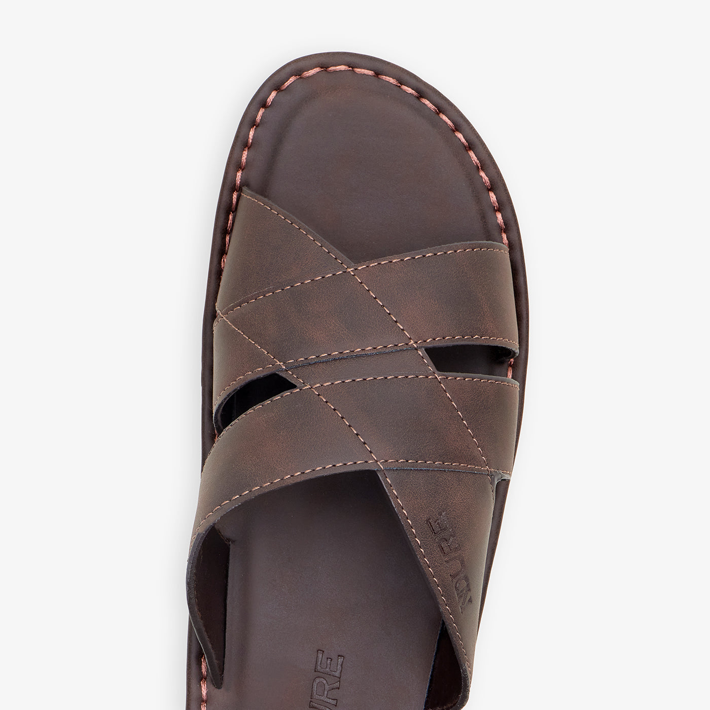 Men's Crossed Strap Slides