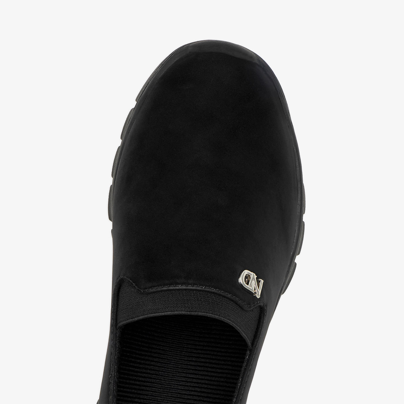black platform sandals