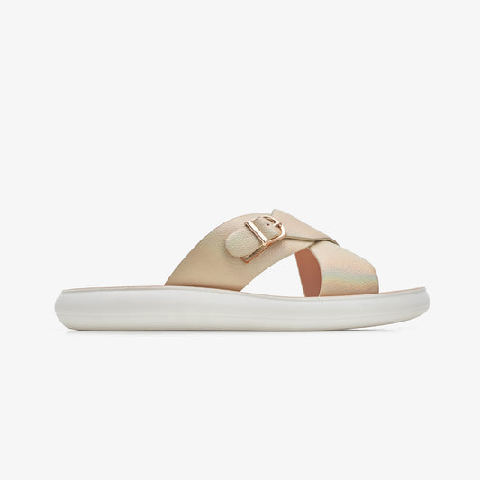 Women's Cross-Over Strap Slides