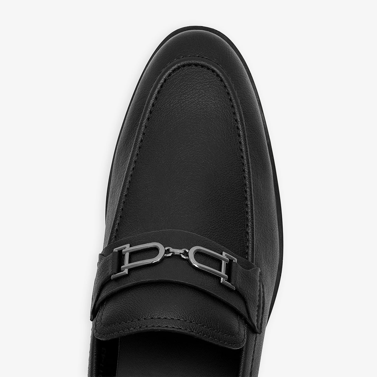 Men’s Black Horsebit Loafers