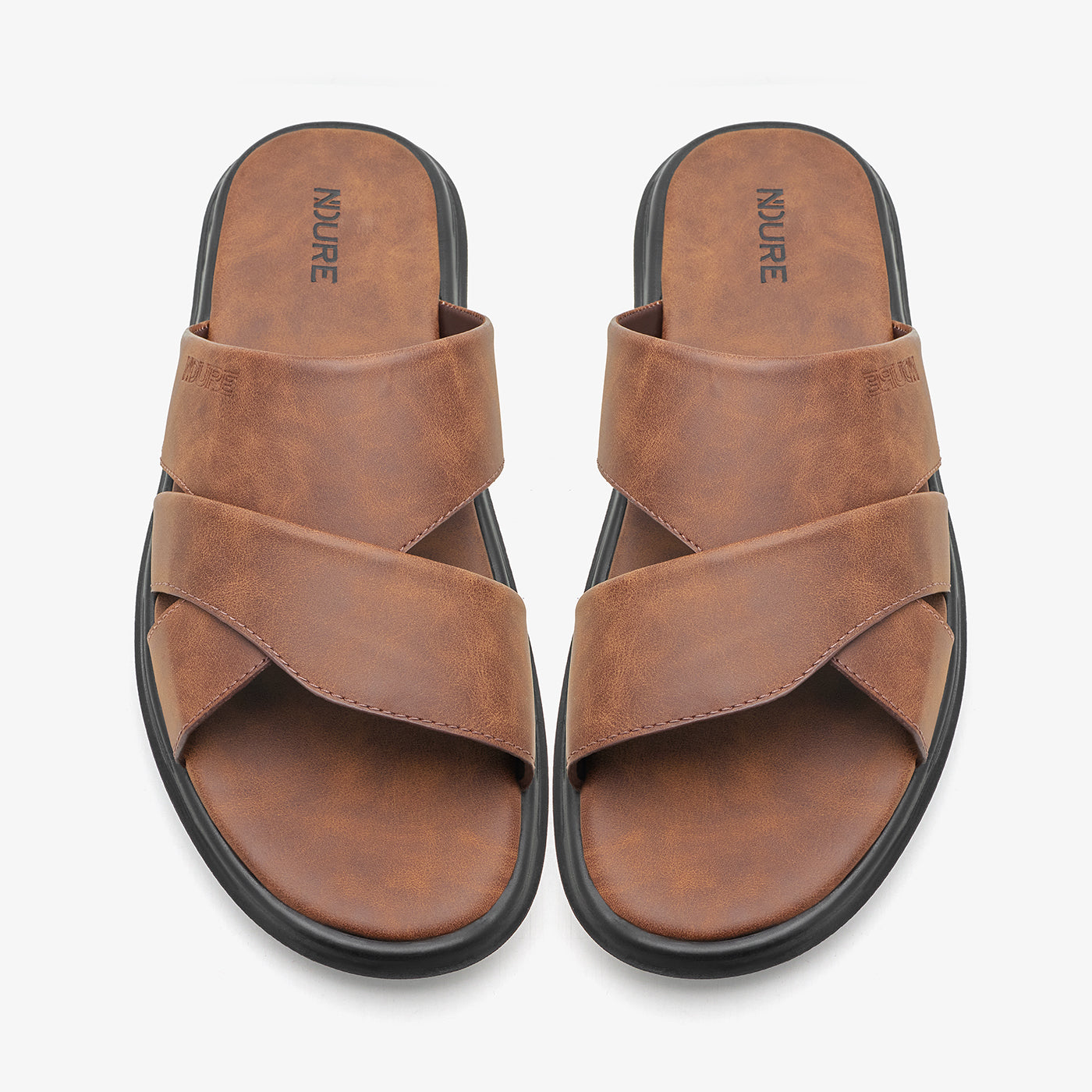 Men's Cross-Strap Slides